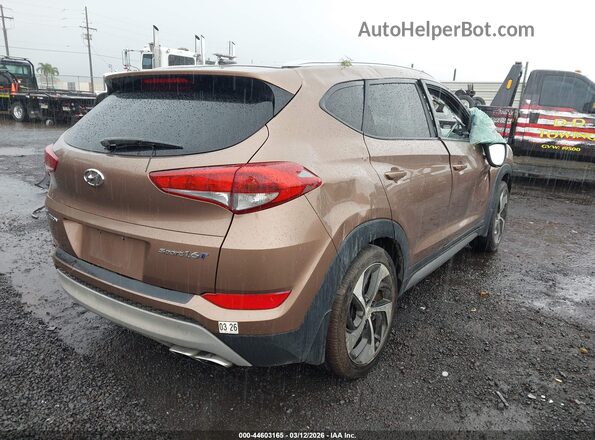 KM8J33A27HU374666 2017 HYUNDAI TUCSON Brown Հետևի աջ