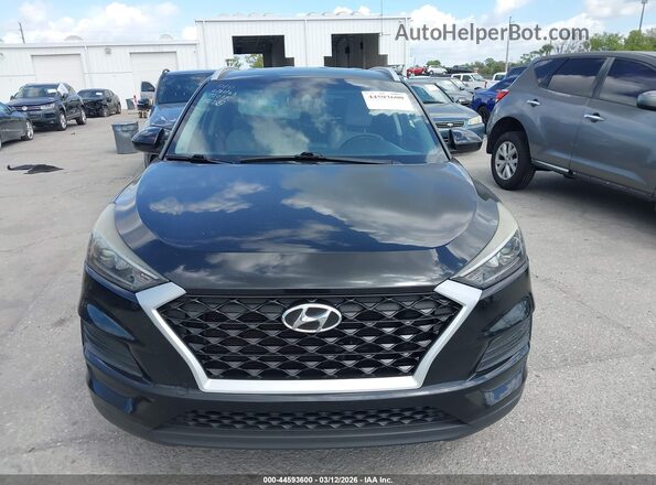 KM8J33A43LU234947 2020 HYUNDAI TUCSON Black Widok zestawu wskaźników