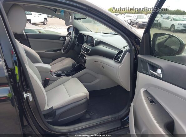 KM8J33A43LU234947 2020 HYUNDAI TUCSON Black Widok wnętrza z przodu