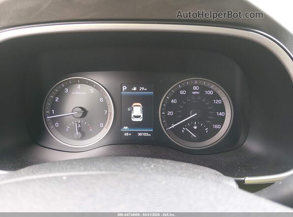KM8J33AL1LU131811 2020 HYUNDAI TUCSON Черный Вид задних сидений