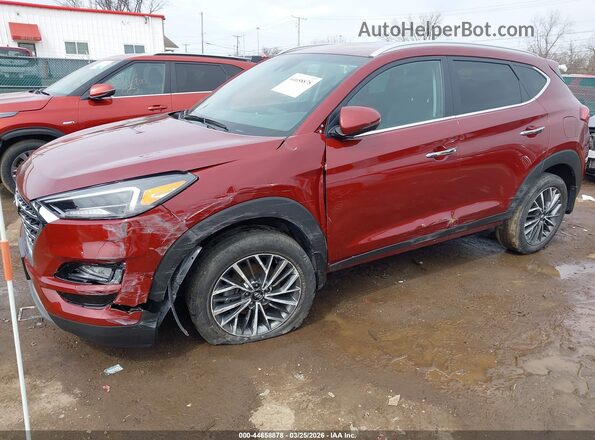 KM8J33AL3KU864232 2019 HYUNDAI TUCSON Темно-бордовый 
