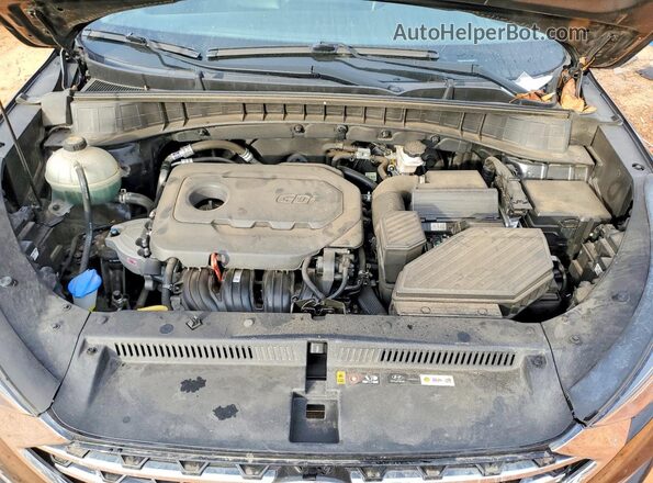 KM8J33AL3MU284238 2021 HYUNDAI TUCSON Black ძრავის განყოფილების ხედი
