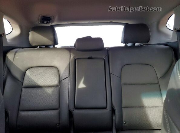 KM8J33AL3MU284238 2021 HYUNDAI TUCSON Black უკანა სავარძლების ხედი