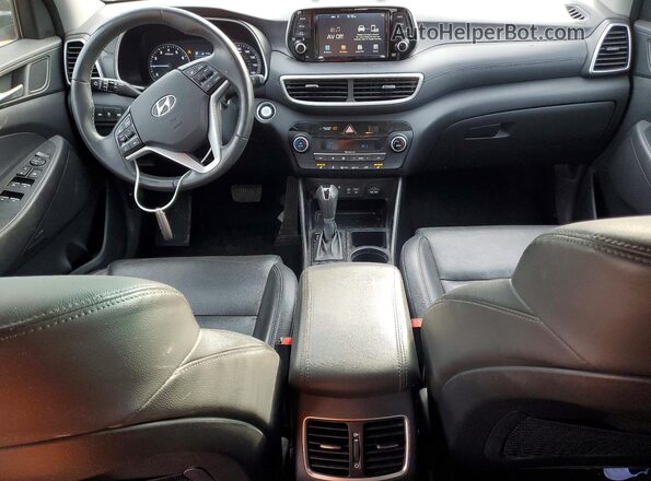KM8J33AL3MU284238 2021 HYUNDAI TUCSON Black წინა პანელის ხედი
