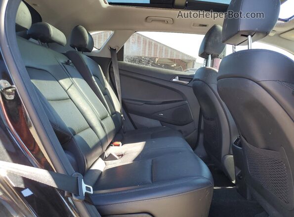 KM8J33AL3MU312152 2021 HYUNDAI TUCSON Black Вид задніх сидінь