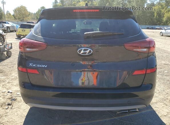 KM8J33AL3MU312152 2021 HYUNDAI TUCSON Black Вид ззаду