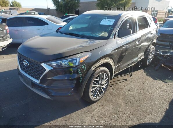 KM8J33AL5MU284483 2021 HYUNDAI TUCSON Черный Передняя левая четверть