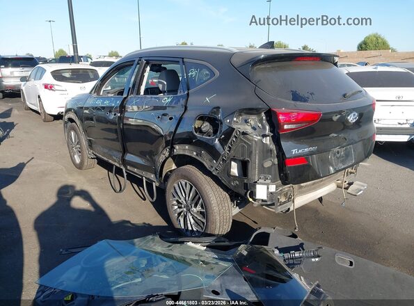 KM8J33AL5MU284483 2021 HYUNDAI TUCSON Черный Задняя левая четверть