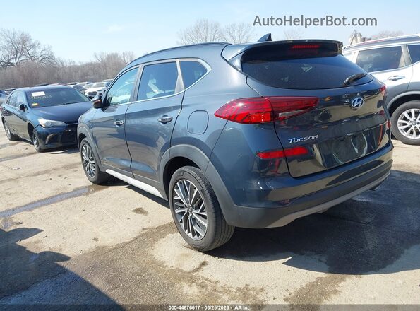 KM8J33AL6MU410317 2021 HYUNDAI TUCSON Gray Trasero izquierdo