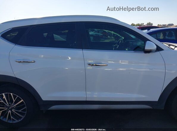 KM8J33ALXMU311547 2021 HYUNDAI TUCSON White Սալոնի հետևի տեսք