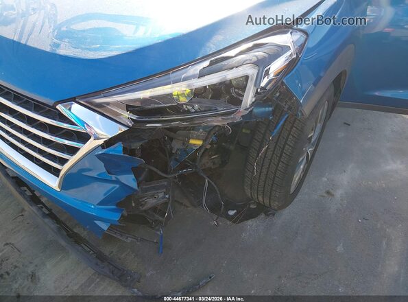 KM8J33ALXMU325738 2021 HYUNDAI TUCSON Blue Vista frontal