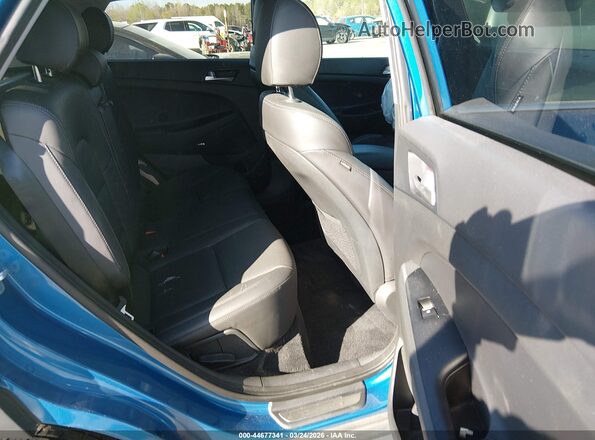 KM8J33ALXMU325738 2021 HYUNDAI TUCSON Blue Vista de la etiqueta del VIN