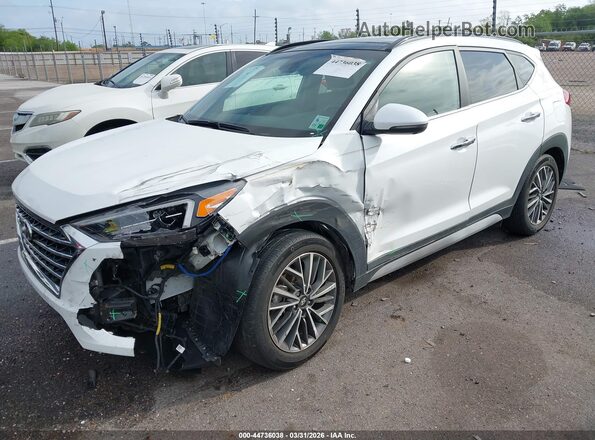 KM8J33ALXMU403418 2021 HYUNDAI TUCSON White Front left