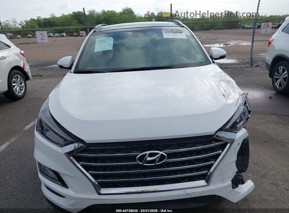 KM8J33ALXMU403418 2021 HYUNDAI TUCSON White Instrument cluster view