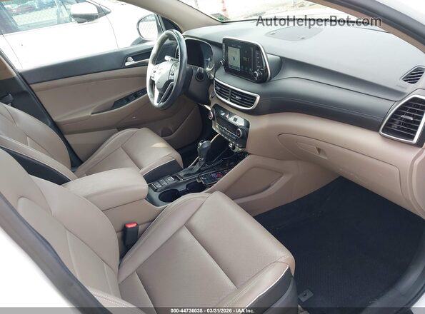 KM8J33ALXMU403418 2021 HYUNDAI TUCSON White Front interior view