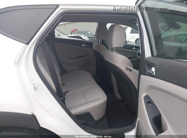 KM8J3CA40MU290992 2021 HYUNDAI TUCSON White Vista de la etiqueta del VIN