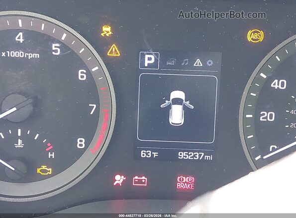 KM8J3CA47HU504480 2017 HYUNDAI TUCSON Blue Widok wnętrza 360 stopni