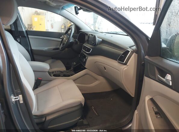 KM8J3CA49MU295446 2021 HYUNDAI TUCSON Gray Սալոնի դիմացի տեսք