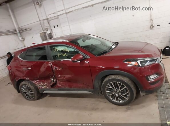 KM8J3CAL0LU158708 2020 HYUNDAI TUCSON Red Widok wnętrza z tyłu
