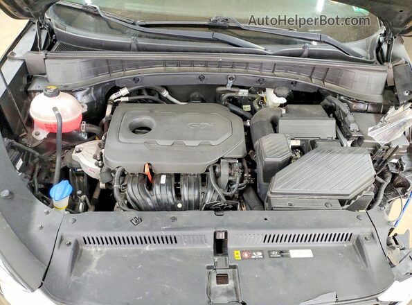 KM8J3CAL0MU406344 2021 HYUNDAI TUCSON Black ძრავის განყოფილების ხედი