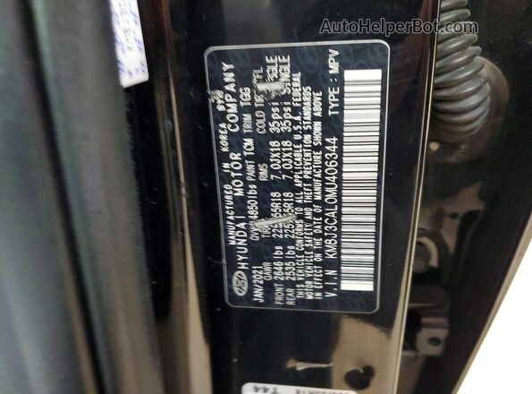 KM8J3CAL0MU406344 2021 HYUNDAI TUCSON Black სალონის 360-გრადუსიანი ხედი