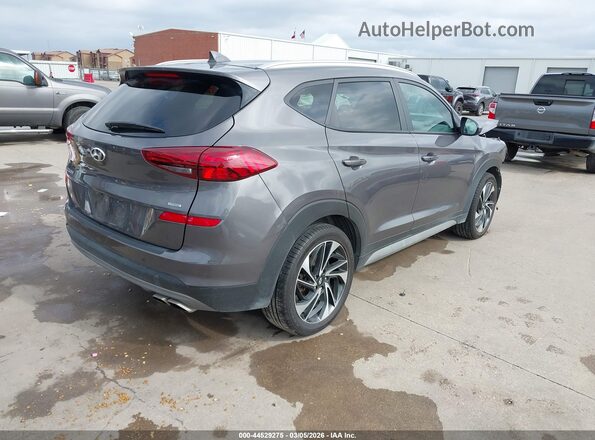 KM8J3CAL1MU360233 2021 HYUNDAI TUCSON Gray Հետևի աջ