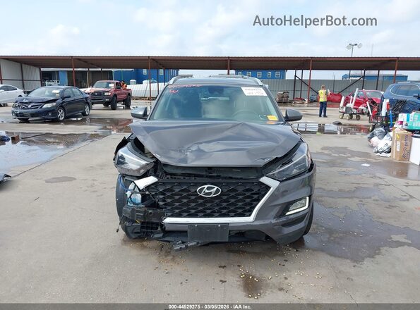 KM8J3CAL1MU360233 2021 HYUNDAI TUCSON Gray Դիմացի տեսք