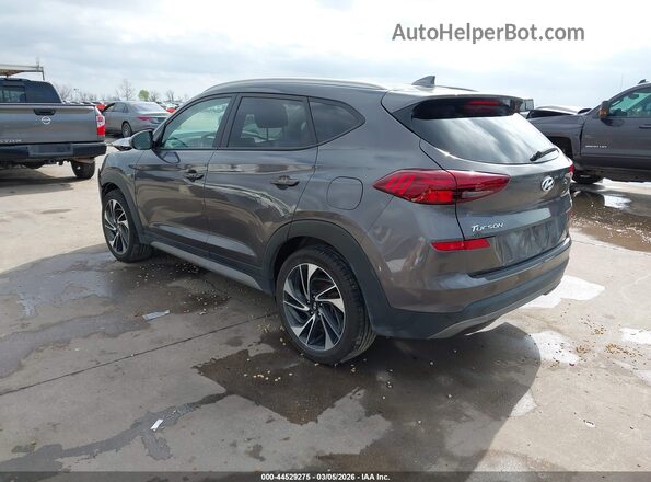 KM8J3CAL1MU360233 2021 HYUNDAI TUCSON Gray Հետևի ձախ