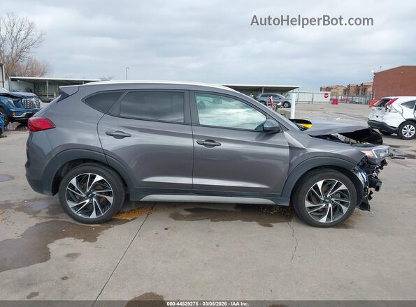 KM8J3CAL1MU360233 2021 HYUNDAI TUCSON Gray Սալոնի 360 աստիճան տեսք