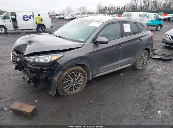 KM8J3CAL2MU311056 2021 HYUNDAI TUCSON Серый Передняя левая четверть