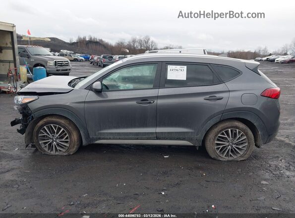 KM8J3CAL2MU311056 2021 HYUNDAI TUCSON Серый Вид задней части салона