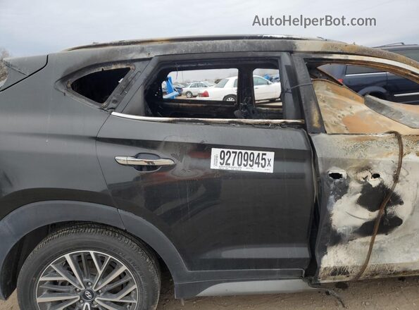 KM8J3CAL4MU407545 2021 HYUNDAI TUCSON Black Вид задньої частини салону