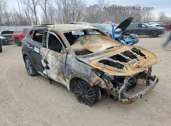 KM8J3CAL4MU407545 2021 HYUNDAI TUCSON Black Передня права чверть