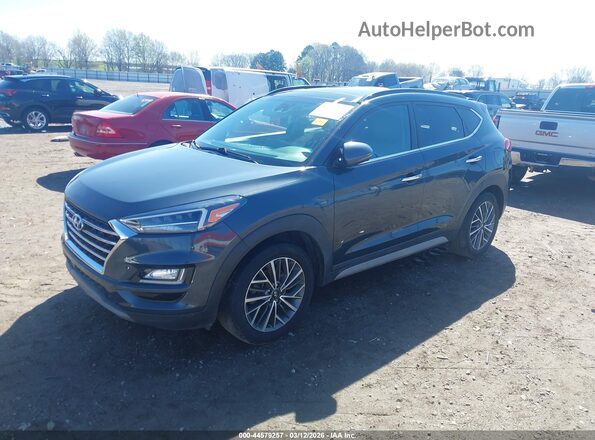 KM8J3CAL5MU332600 2021 HYUNDAI TUCSON Gray Передня ліва чверть