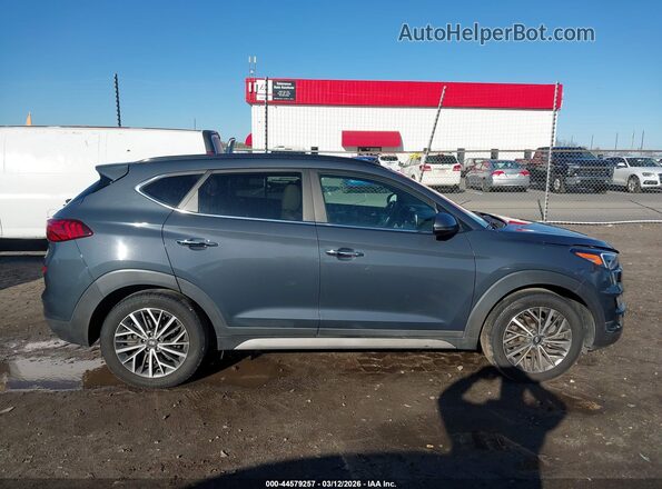 KM8J3CAL5MU332600 2021 HYUNDAI TUCSON Gray Вид задньої частини салону