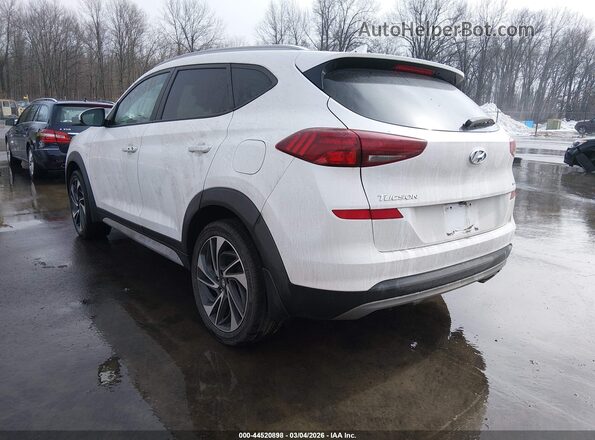 KM8J3CAL5MU356881 2021 HYUNDAI TUCSON White Задня ліва чверть