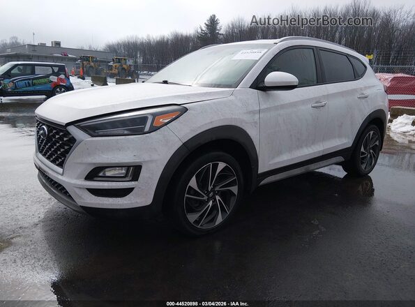 KM8J3CAL5MU356881 2021 HYUNDAI TUCSON White Передня ліва чверть