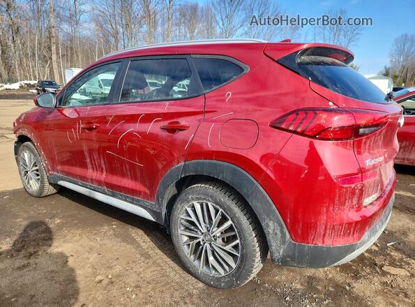 KM8J3CAL8MU364716 2021 HYUNDAI TUCSON Red Հետևի ձախ
