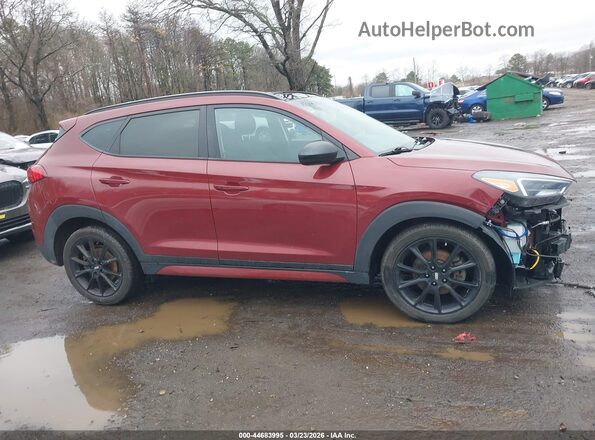 KM8J3CAL9KU964545 2019 HYUNDAI TUCSON Темно-бордовый 