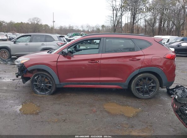 KM8J3CAL9KU964545 2019 HYUNDAI TUCSON Темно-бордовый 