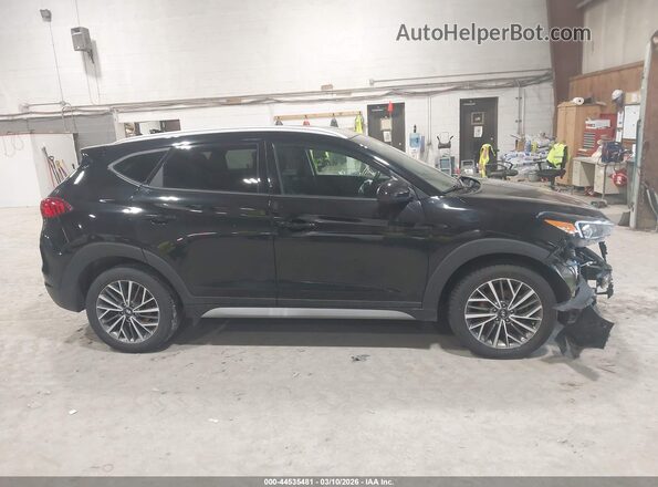 KM8J3CAL9MU296376 2021 HYUNDAI TUCSON Black უკანა სალონის ხედი