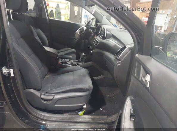KM8J3CAL9MU296376 2021 HYUNDAI TUCSON Black წინა სალონის ხედი