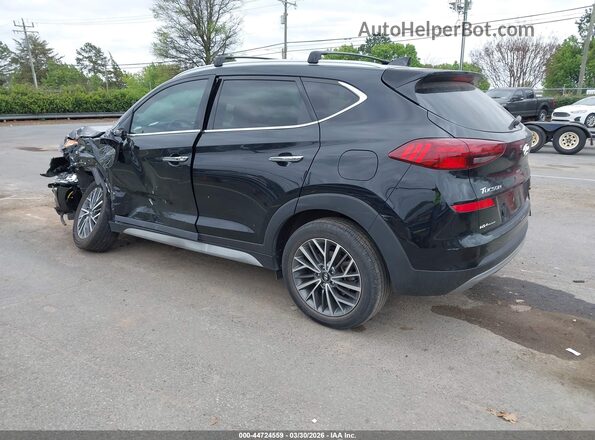 KM8J3CAL9MU320420 2021 HYUNDAI TUCSON Черный Задняя левая четверть