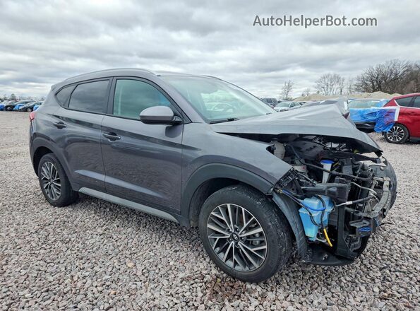 KM8J3CALXMU341390 2021 HYUNDAI TUCSON Gray Przód prawy