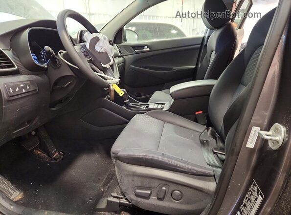 KM8J3CALXMU341390 2021 HYUNDAI TUCSON Gray Widok wnętrza z przodu