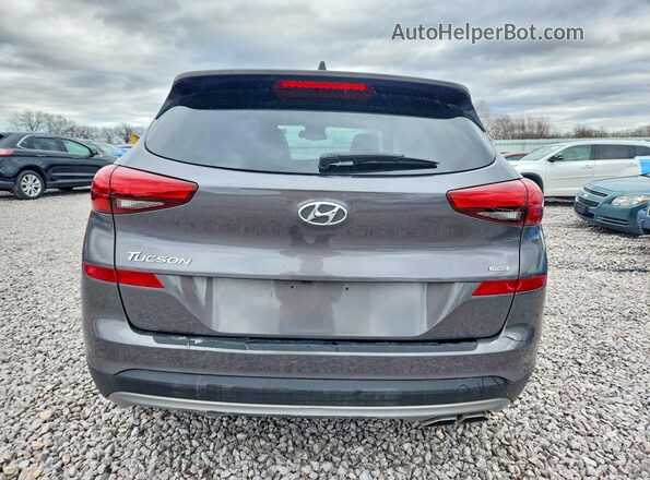 KM8J3CALXMU341390 2021 HYUNDAI TUCSON Gray Widok z tyłu