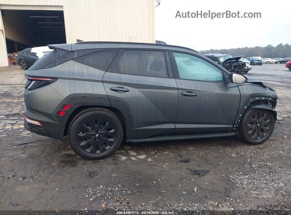 KM8JF3AEXNU169808 2022 HYUNDAI TUCSON Серый Вид задней части салона