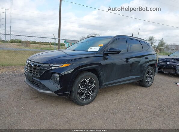 KM8JFCD15RU149481 2024 HYUNDAI TUCSON HYBRID Black Vista tres cuartos delantera izquierda