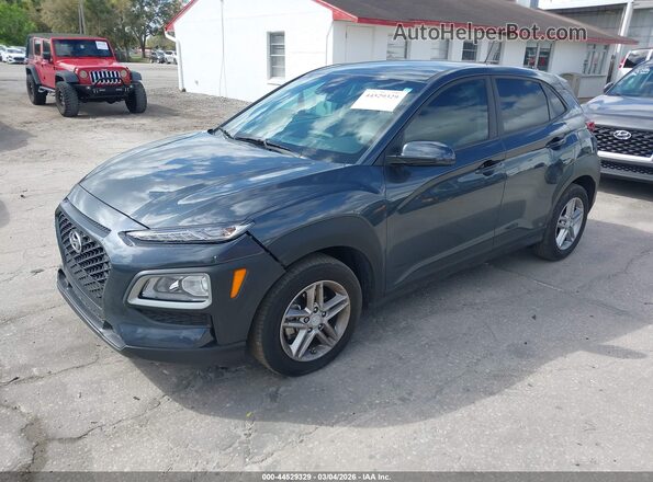 KM8K12AA3MU627634 2021 HYUNDAI KONA Gray Առջևի ձախ երեք քառորդ տեսարան