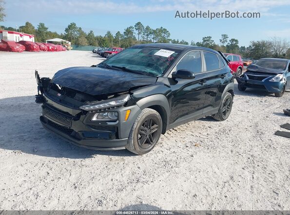 KM8K12AA3MU669141 2021 HYUNDAI KONA Black Przód lewy